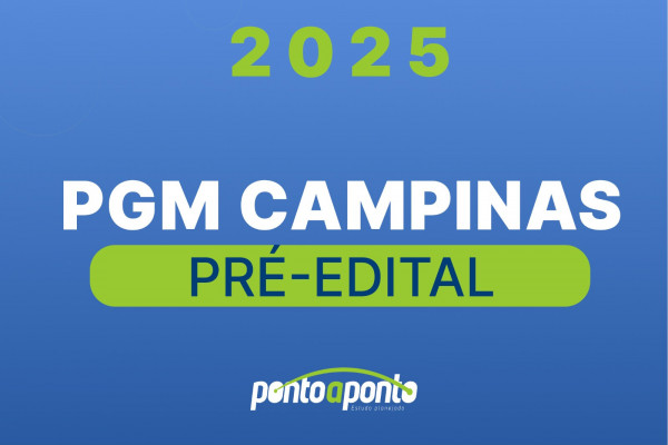 PGM Campinas Pré-edital